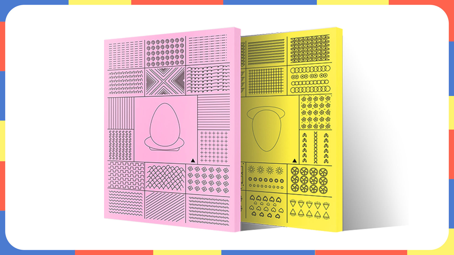 幼儿园 大班益智游戏 玩教具《格子画》